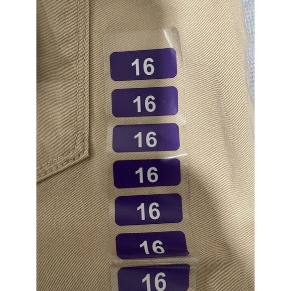 Bandolino Womens Amy Pants Modern Straight Leg Tan Tummy Slimming Comfort Sz 16 - Picture 12 of 13